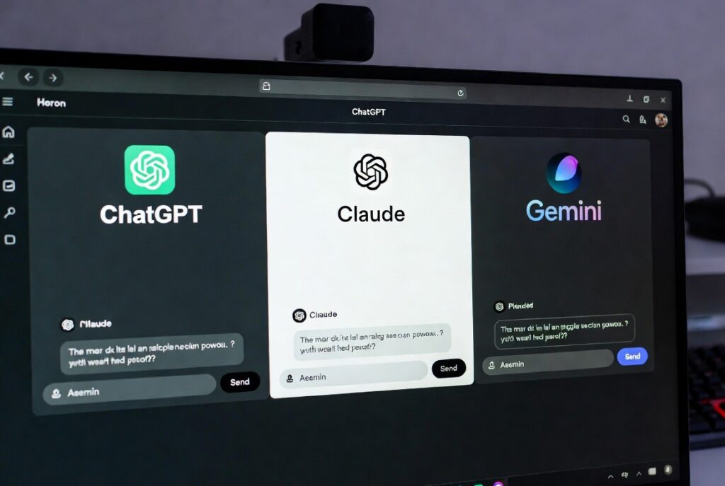 ChatGPT Claude Gemini blog writing comparison workflow
