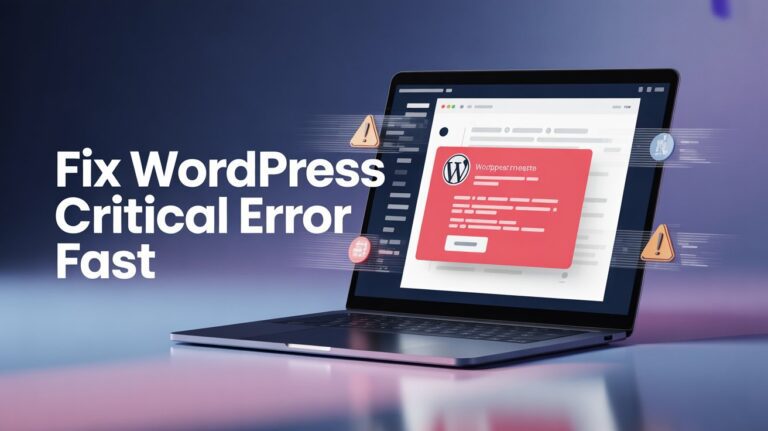 There Has Been a Critical Error on This Website