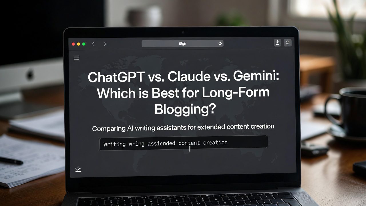 ChatGPT vs. Claude vs. Gemini for blogging