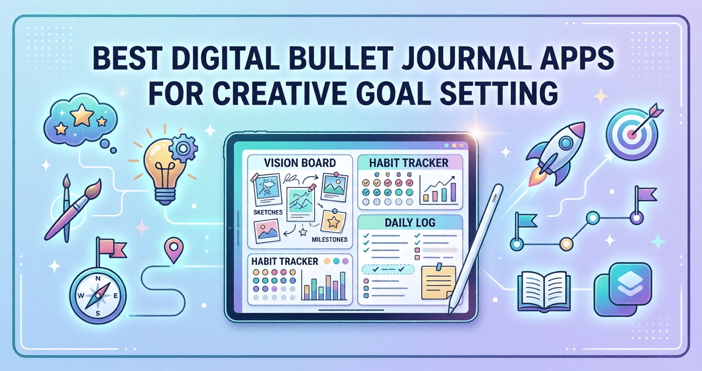 Best Digital Bullet Journal Apps for Creative Goal Setting