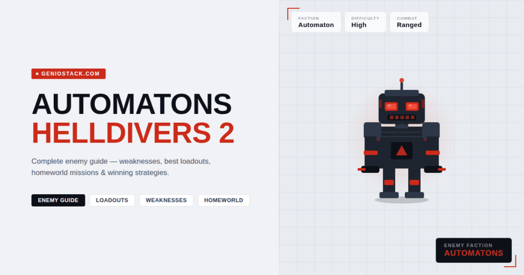 Automatons Helldivers 2
